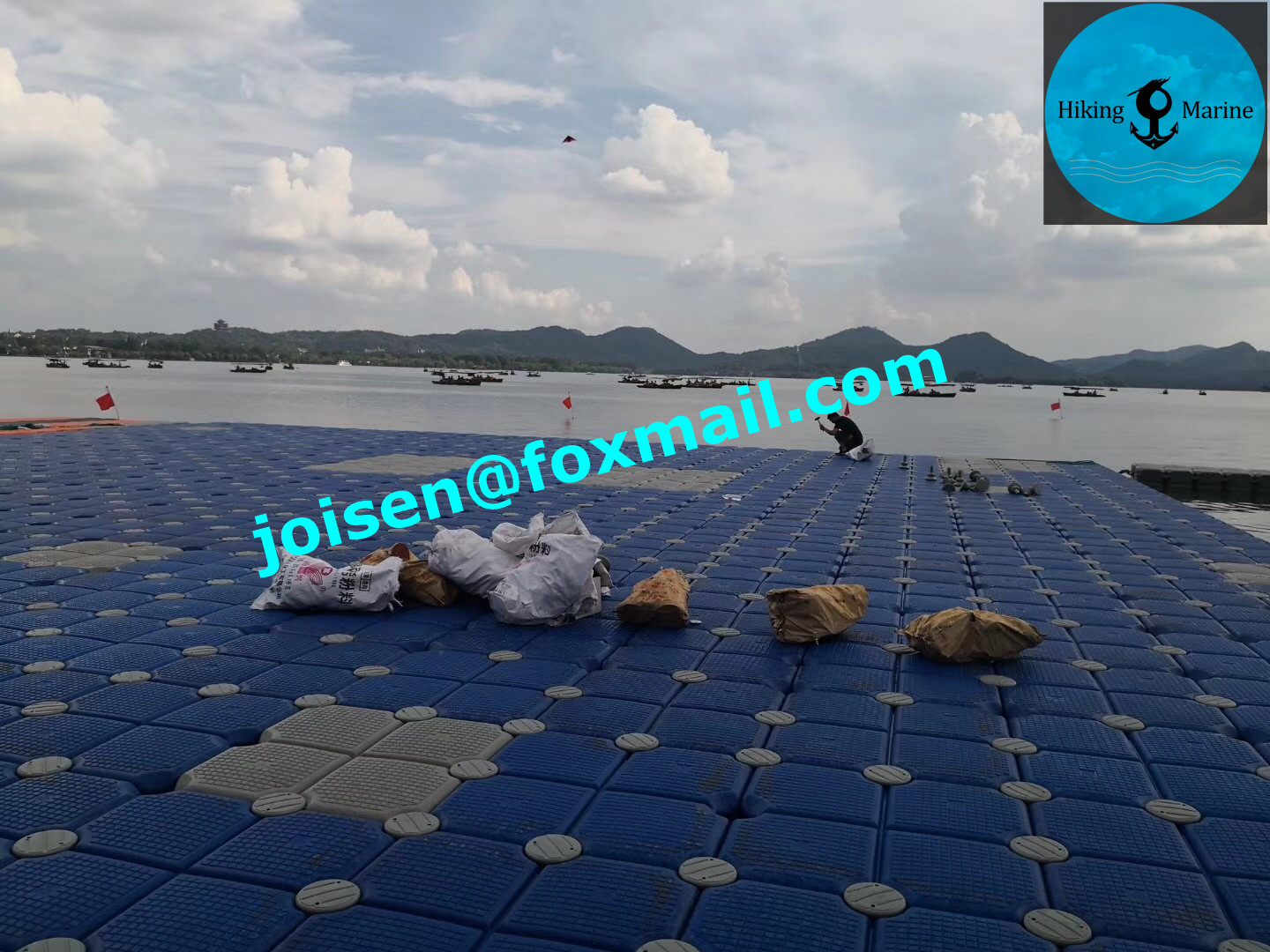 plastic blowing pontoon platform for sale