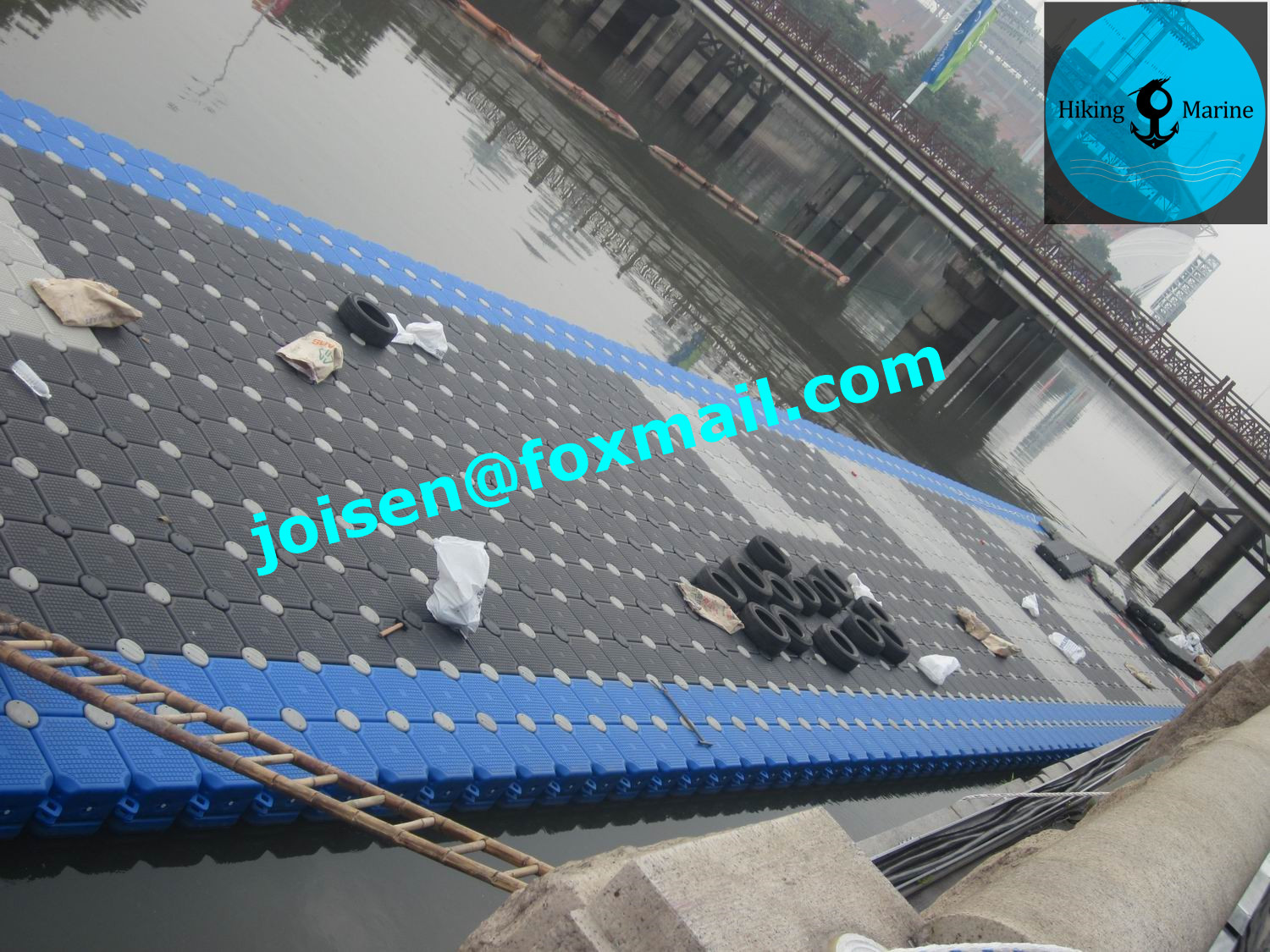 HDPE marine floating pontoon dock platform Malaysia