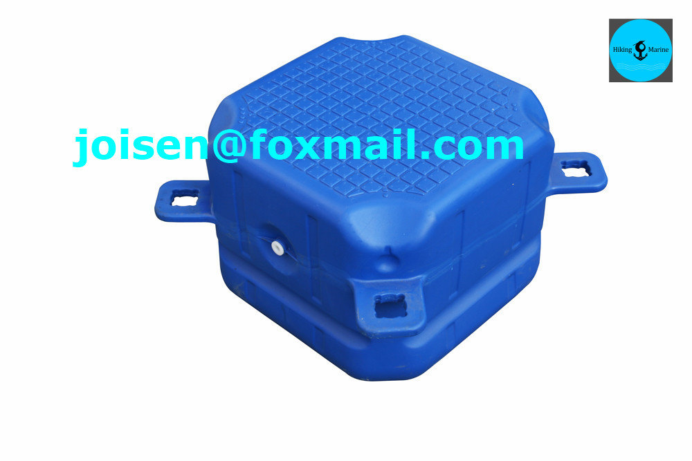 blue plastic floating pontoon cube-popular type